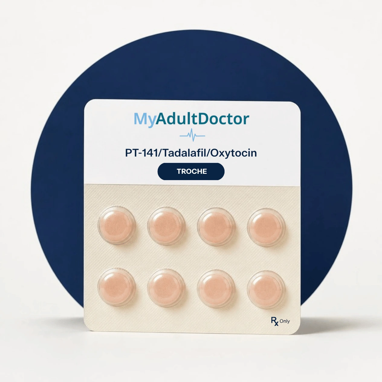 PT-141/Tadalafil/Oxytocin 2mg/10mg/100u